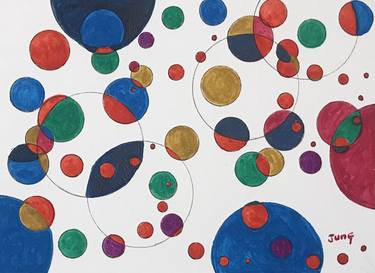Original Abstract Painting by Jung Nowak