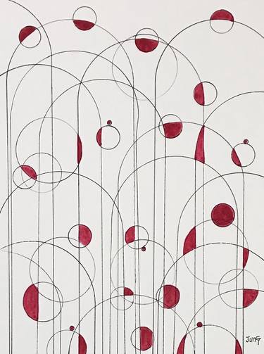 Original Abstract Painting by Jung Nowak