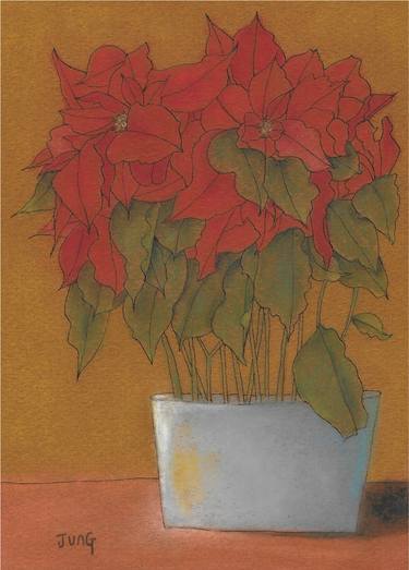 Original Illustration Floral Paintings by Jung Nowak