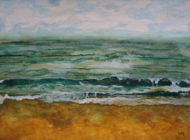 Print of Expressionism Beach Paintings by Jung Nowak