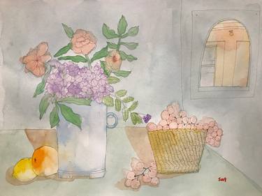 Original Fine Art Still Life Paintings by Jung Nowak