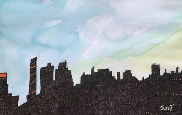 Print of Cities Paintings by Jung Nowak