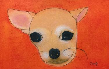 Original Dogs Paintings by Jung Nowak