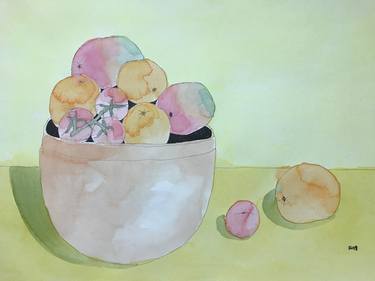 Original Fine Art Still Life Paintings by Jung Nowak