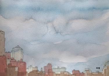 Original Fine Art Cities Paintings by Jung Nowak