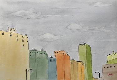 Original Cities Paintings by Jung Nowak