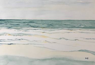 Original Fine Art Beach Paintings by Jung Nowak