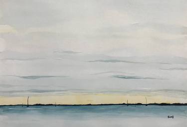 Print of Fine Art Seascape Paintings by Jung Nowak
