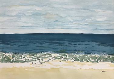 Print of Fine Art Seascape Paintings by Jung Nowak