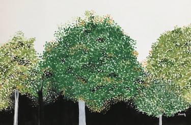 Original Fine Art Tree Paintings by Jung Nowak