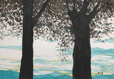 Original Tree Paintings by Jung Nowak