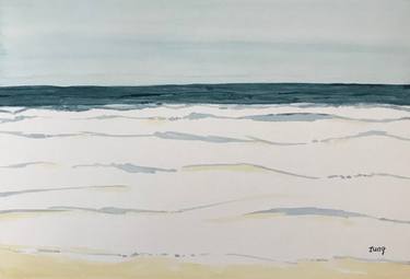 Print of Fine Art Beach Paintings by Jung Nowak