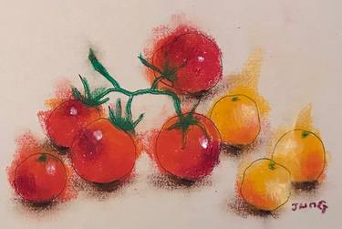 Original Fine Art Still Life Paintings by Jung Nowak