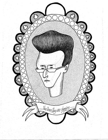 Print of Portrait Drawings by Helga Aniorte