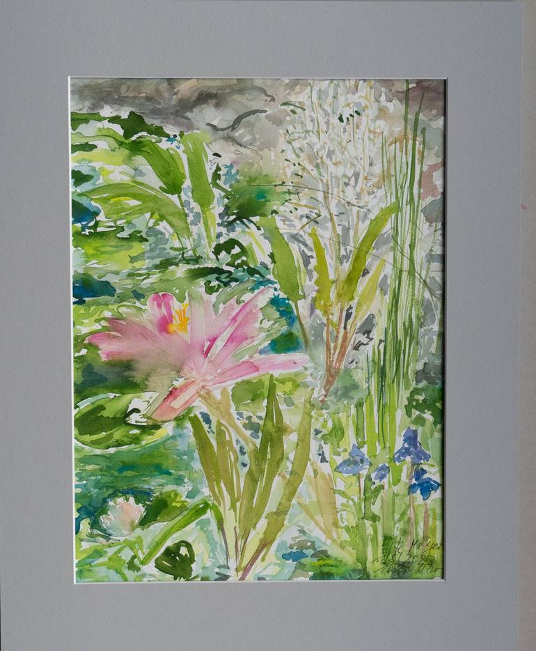 Original Contemporary Garden Painting by Ute Meyer