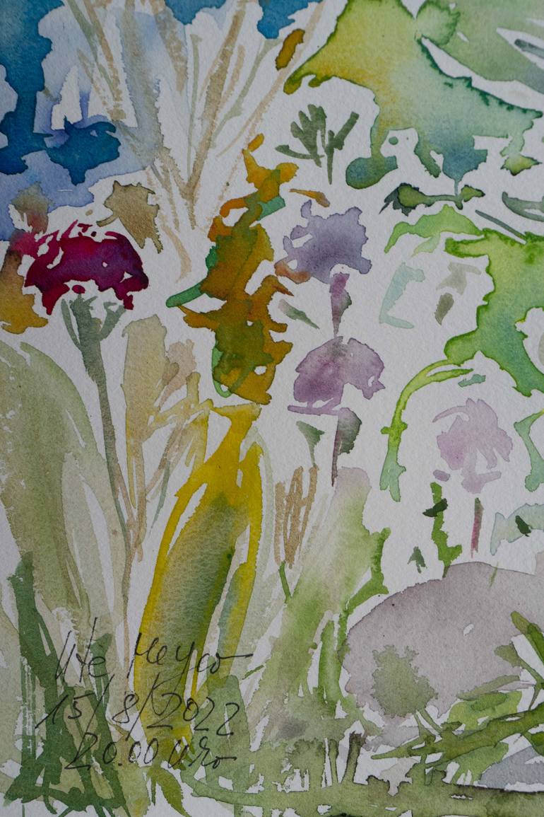 Original Contemporary Garden Painting by Ute Meyer