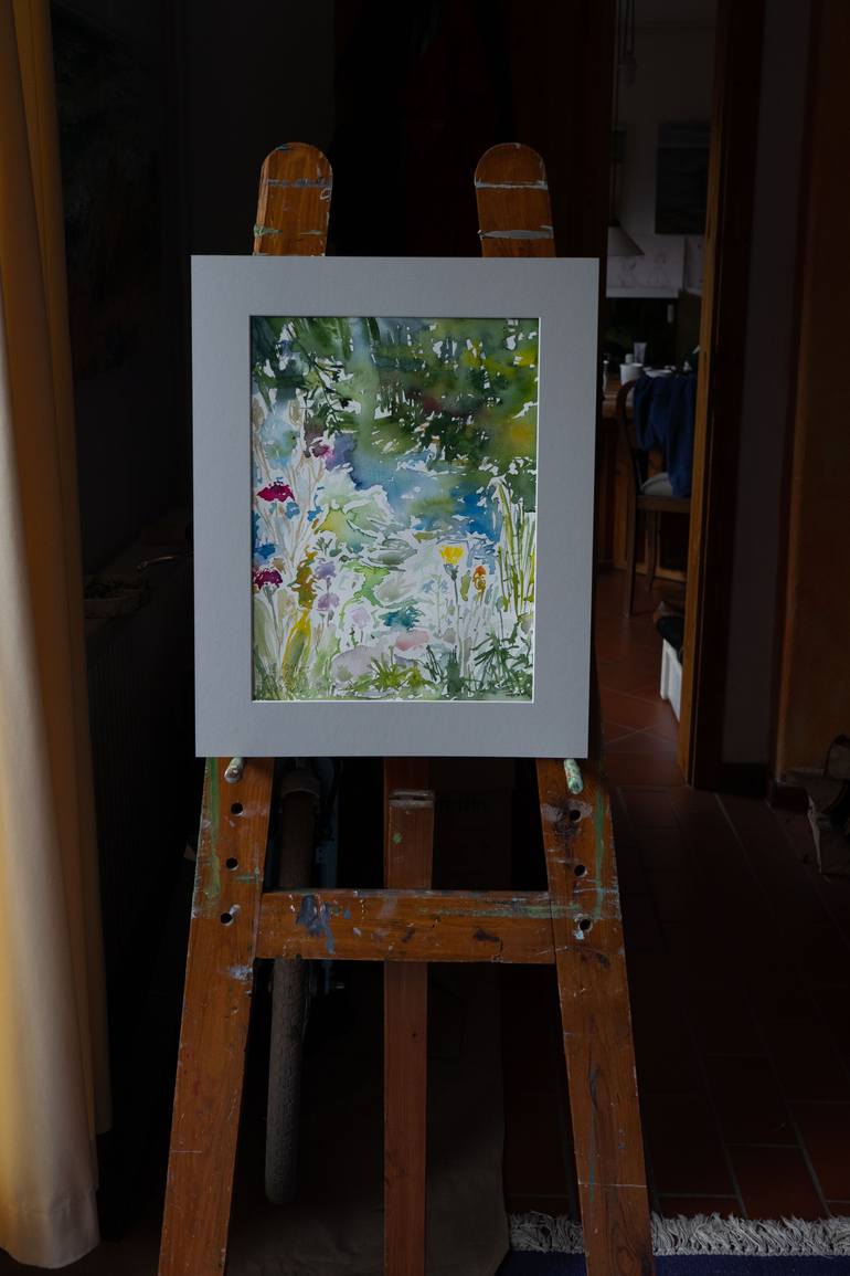 Original Contemporary Garden Painting by Ute Meyer