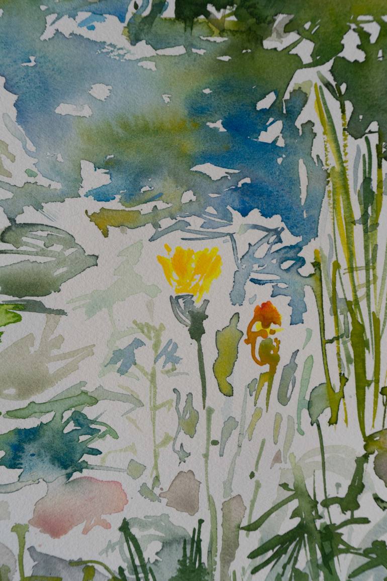Original Contemporary Garden Painting by Ute Meyer