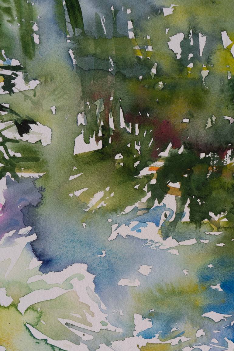 Original Contemporary Garden Painting by Ute Meyer