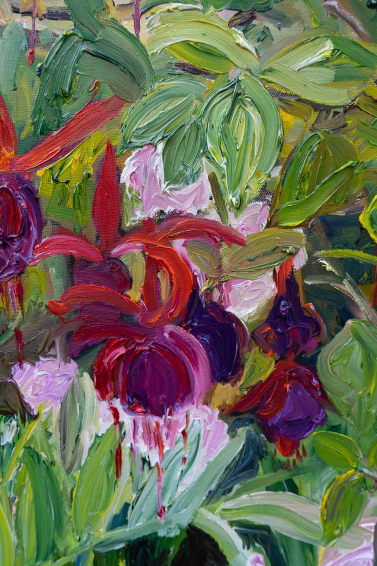 Original Floral Painting by Ute Meyer