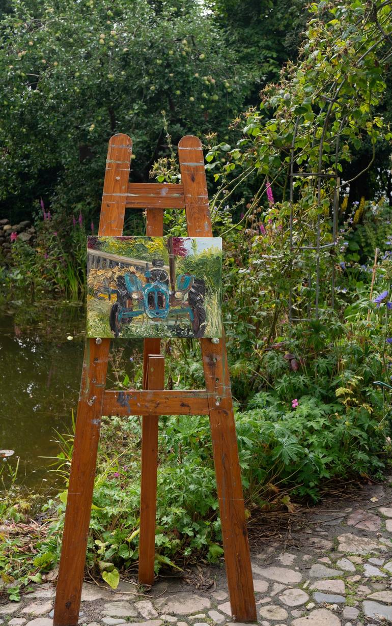 Original Rural Life Painting by Ute Meyer