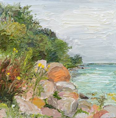 Original Expressionism Seascape Paintings by Ute Meyer