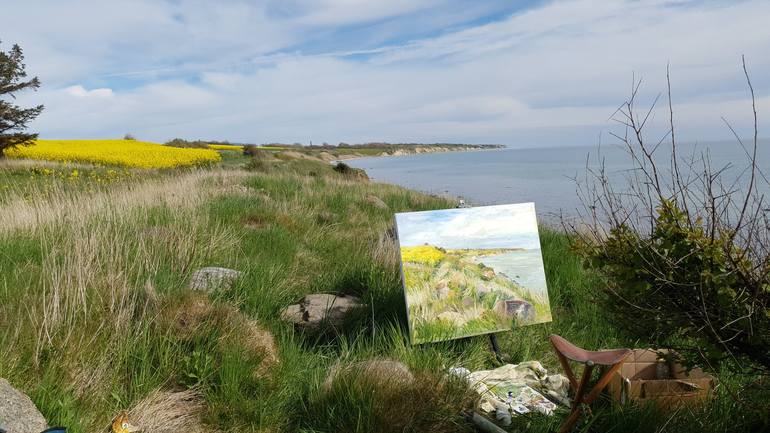 Original Seascape Painting by Ute Meyer