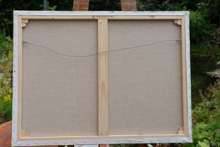 Original Expressionism Garden Painting by Ute Meyer