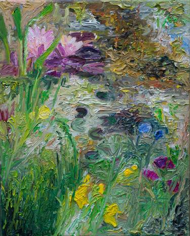 Original Expressionism Floral Paintings by Ute Meyer