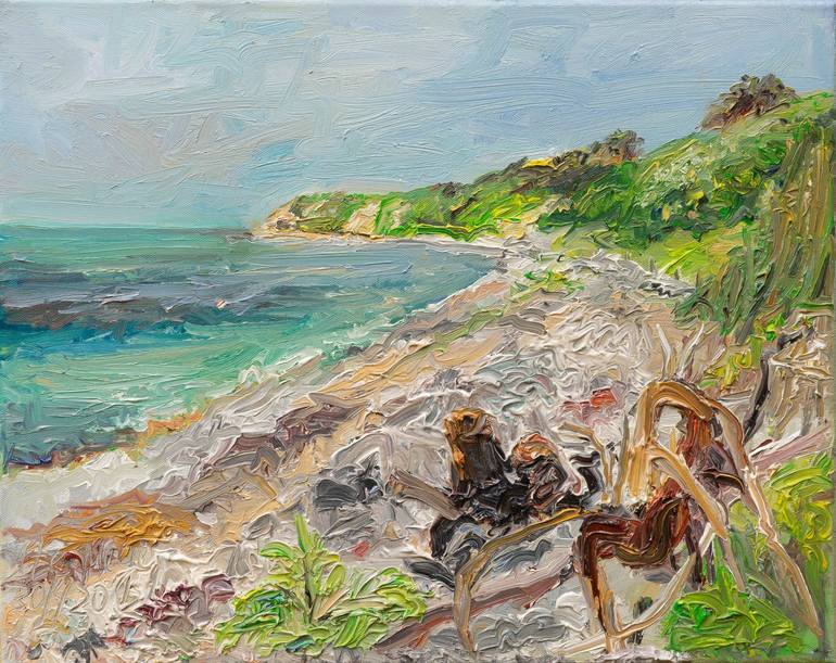Original Contemporary Beach Paintings by Ute Meyer