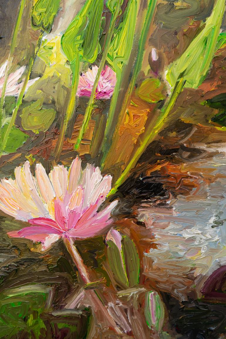 Original Contemporary Garden Painting by Ute Meyer