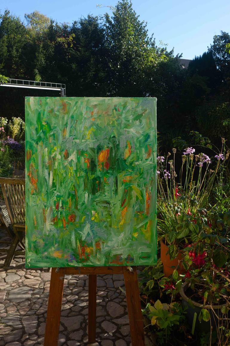 Original Abstract Expressionism Abstract Painting by Ute Meyer