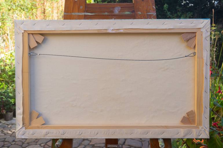 Original Expressionism Beach Painting by Ute Meyer