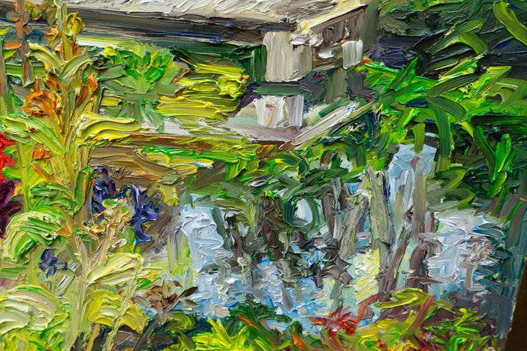 Original Contemporary Garden Painting by Ute Meyer