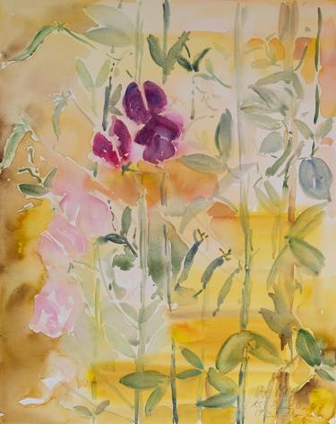 Print of Floral Paintings by Ute Meyer