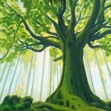 Mighty Tree - Tranquility and Stability by Klavdija Salvarezza