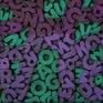 BLABLA/Letters Purple+Green Particular