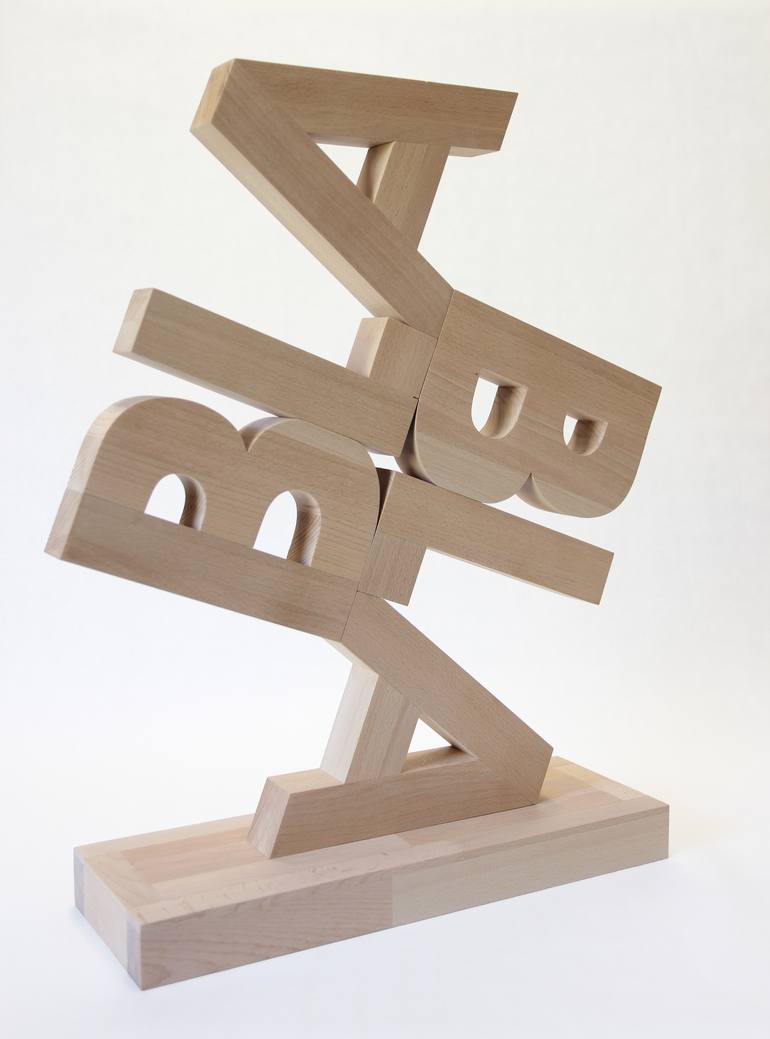Original Minimalism Abstract Sculpture by Francesco Alpigiano