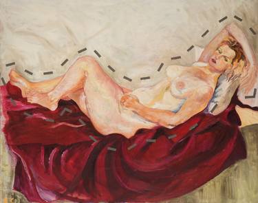 Original Realism Nude Paintings by Dominique Carrié