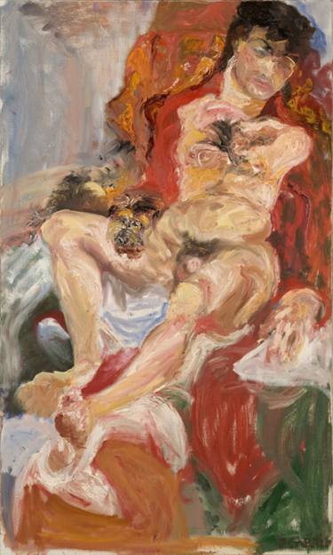 Original Expressionism Nude Paintings by Dominique Carrié