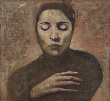 Print of Expressionism Women Paintings by Tarik Berber