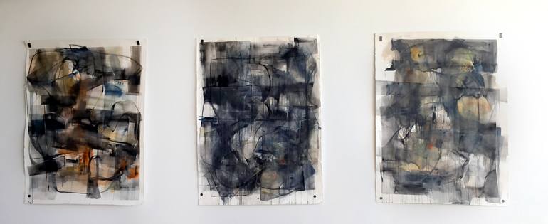 Original Abstract Expressionism Abstract Painting by Vicky Barranguet