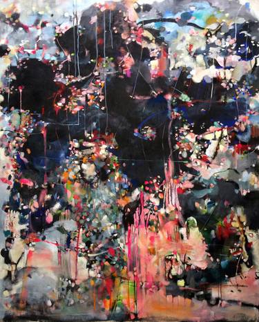 Original Abstract Expressionism Abstract Paintings by Vicky Barranguet