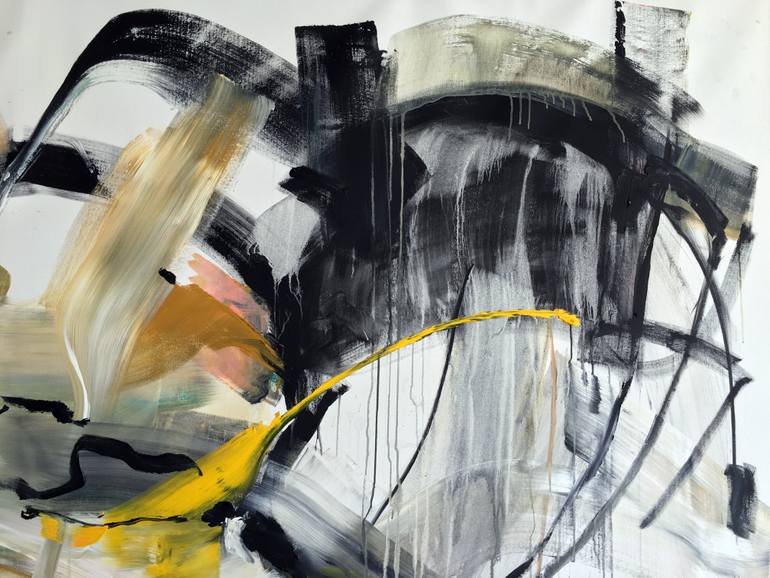 Original Abstract Expressionism Abstract Painting by Vicky Barranguet