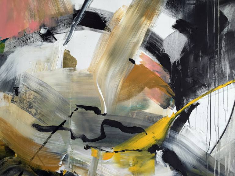 Original Abstract Expressionism Abstract Painting by Vicky Barranguet