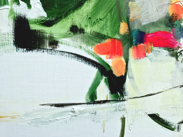 Original Abstract Expressionism Abstract Painting by Vicky Barranguet