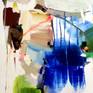 On view, for sale at Artemisa, Contemporary Latin American Art Gallery. April 28th - May 14th, 2016 - 19 East Putnam Avenue in Greenwich, Connecticut. acrylic on linen