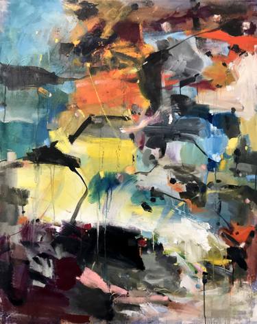 Print of Abstract Expressionism Abstract Paintings by Vicky Barranguet