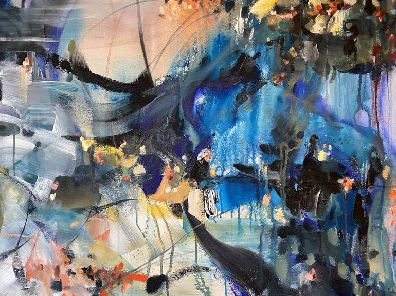 Original Abstract Expressionism Abstract Painting by Vicky Barranguet