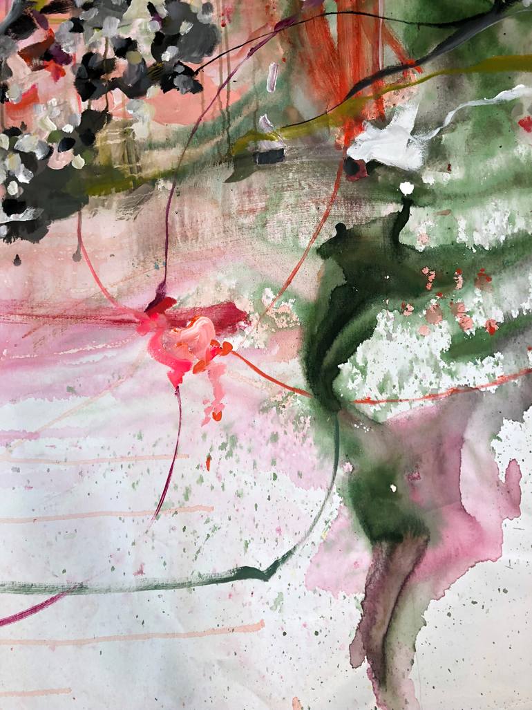 Original Abstract Expressionism Abstract Painting by Vicky Barranguet